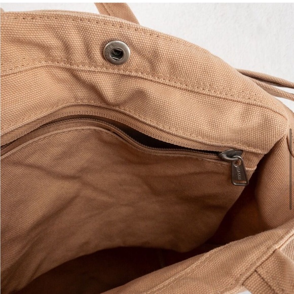 Baggu Duck BAG Light Pink Recycled Cotton Canvas Tote Bag - Picture 11 of 12